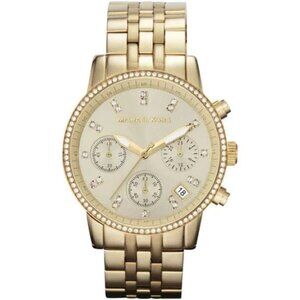 Michael Kors Gold Runway Chronograph Watch